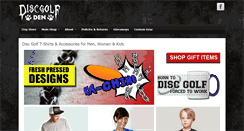 Desktop Screenshot of discgolfden.com
