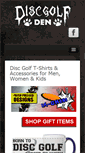 Mobile Screenshot of discgolfden.com